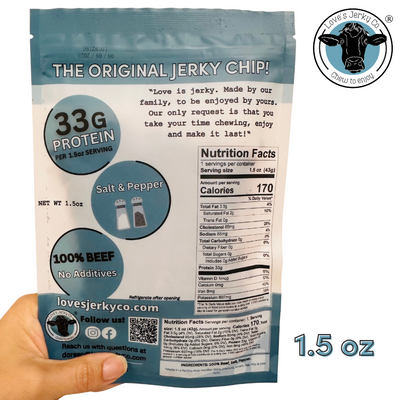 SALT & PEPPER Beef Jerky
