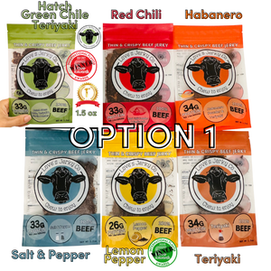 Love's Jerky sample pack Option 1
