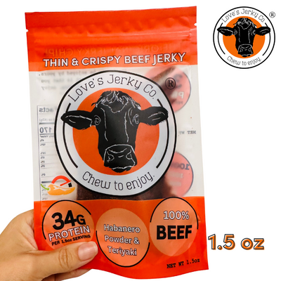 HABANERO POWDER & TERIYAKI Beef Jerky