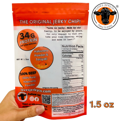 HABANERO POWDER & TERIYAKI Beef Jerky