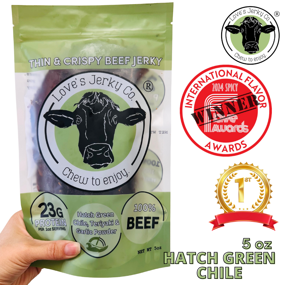 HATCH GREEN CHILE (Award Winning) Beef Jerky