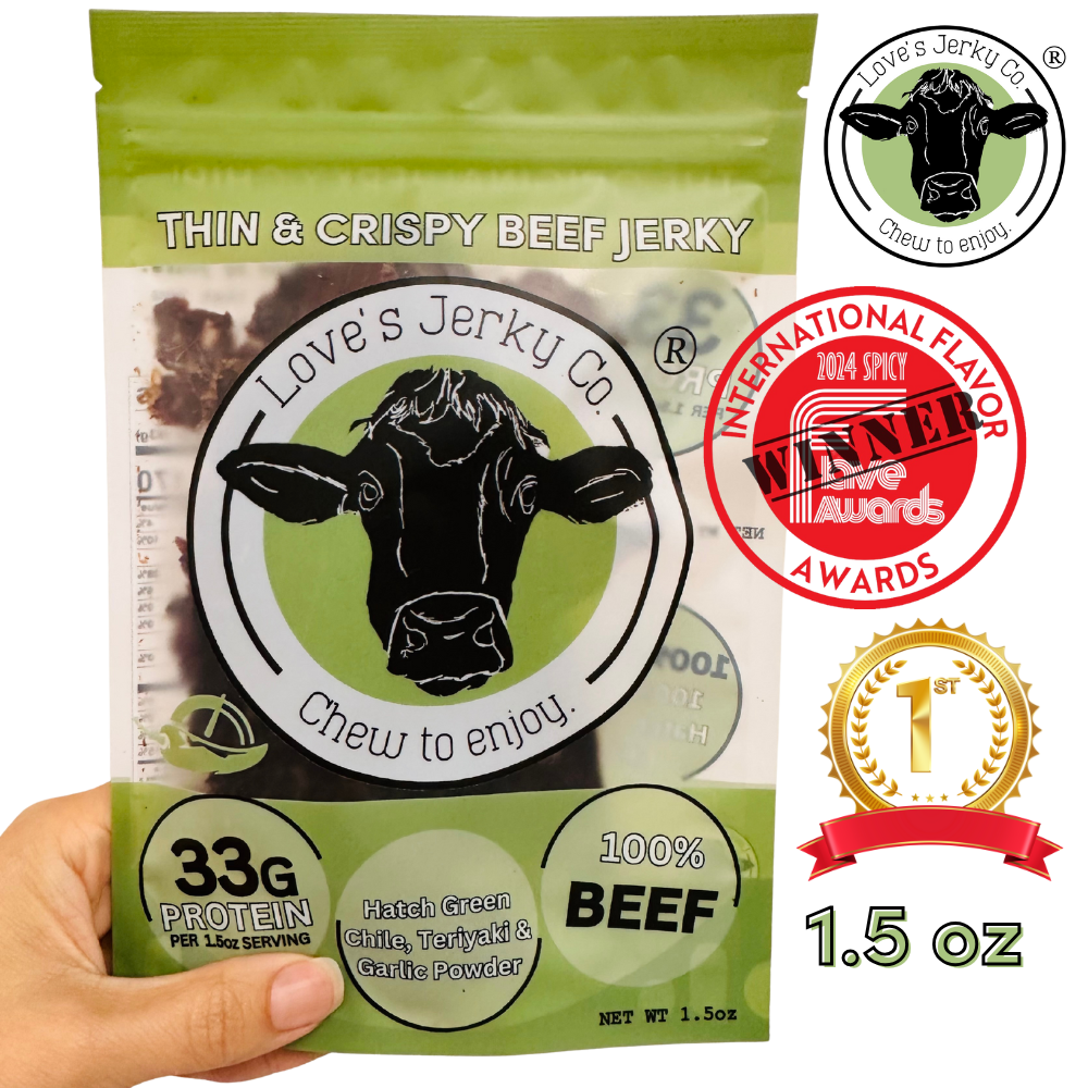 HATCH GREEN CHILE (Award Winning) Beef Jerky