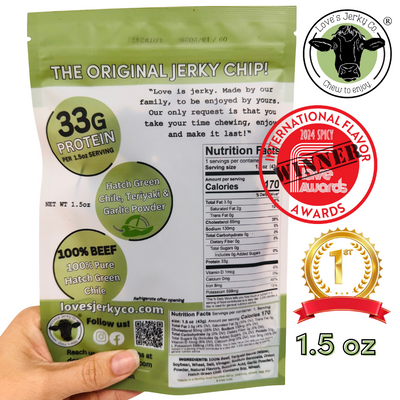 HATCH GREEN CHILE (Award Winning) Beef Jerky