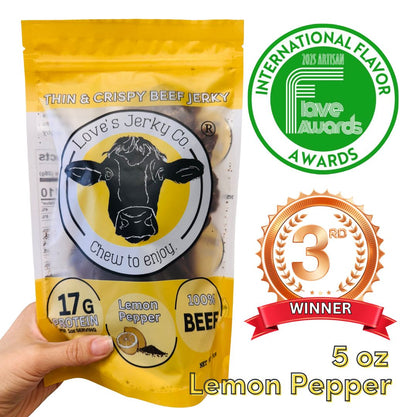 LEMON PEPPER Beef Jerky