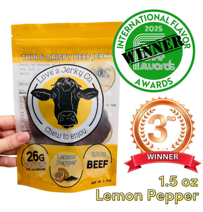 LEMON PEPPER Beef Jerky