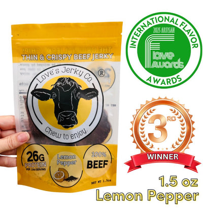 LEMON PEPPER Beef Jerky