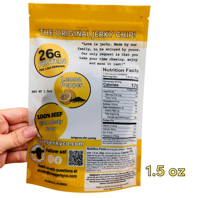 LEMON PEPPER Beef Jerky