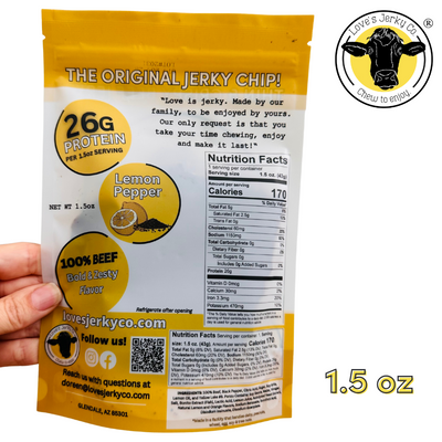 LEMON PEPPER Beef Jerky