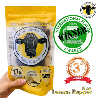 LEMON PEPPER Beef Jerky