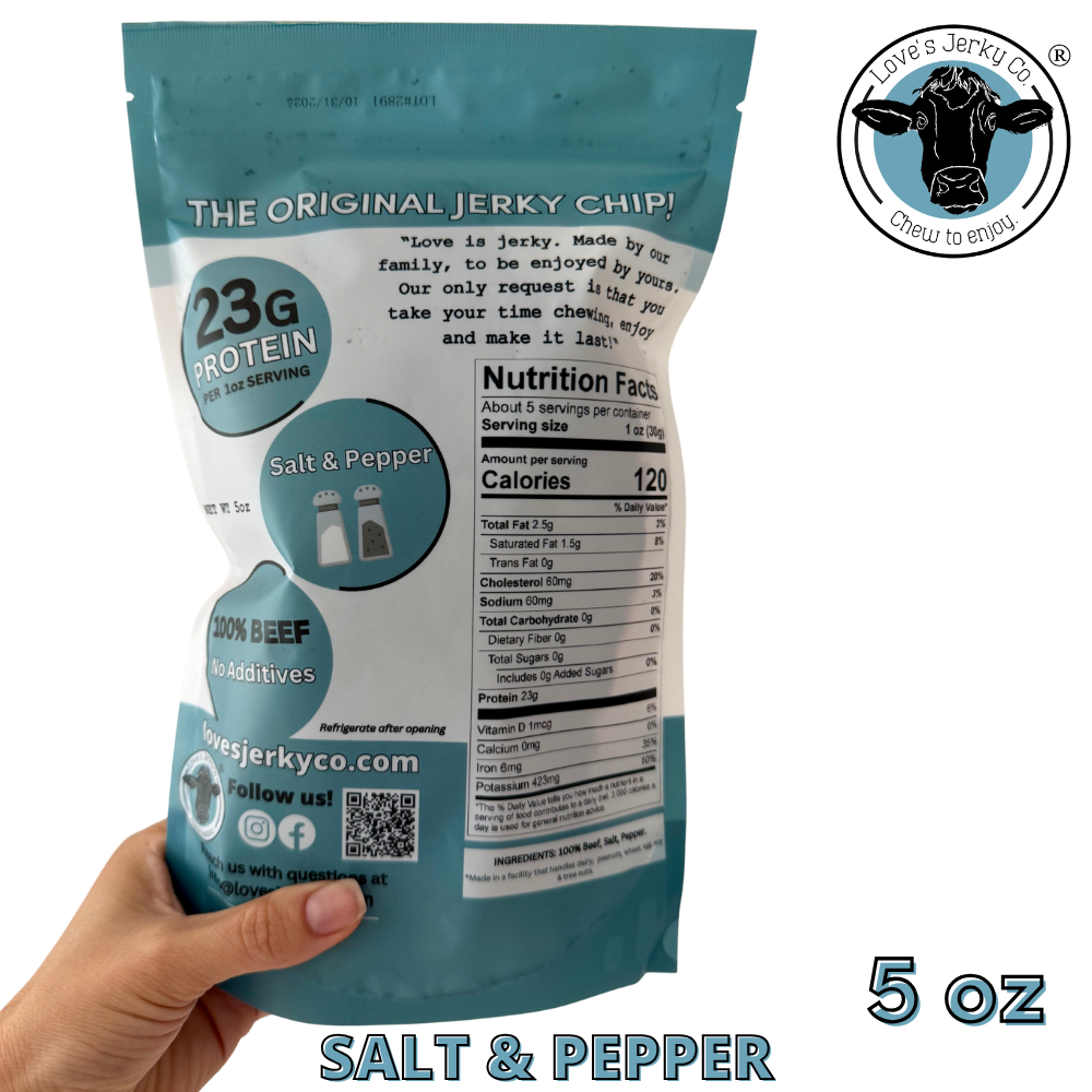 SALT & PEPPER Beef Jerky